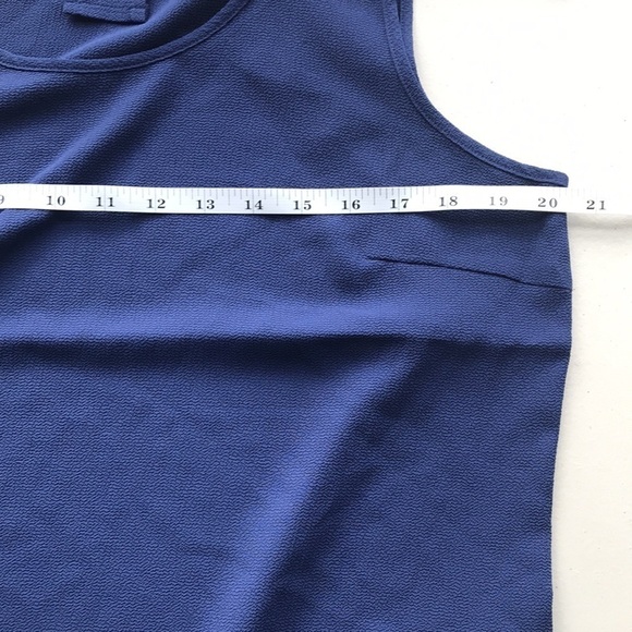 Only Nova Lux Sleeveless Top blue 40 or large - Picture 6 of 9